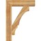 Ekena Millwork Balboa Block Rough Sawn Bracket w/ Offset Brace, Western Red Cedar, 8"W x 30"D x 42"H BKT0806X30X42BOA05RWR - alternate 4
